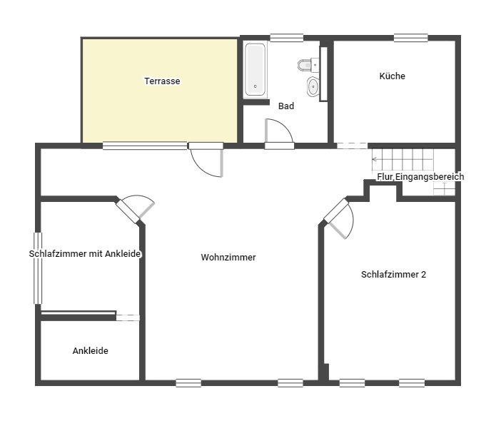 1. Etage Dachgeschosswohnung Zwenkau