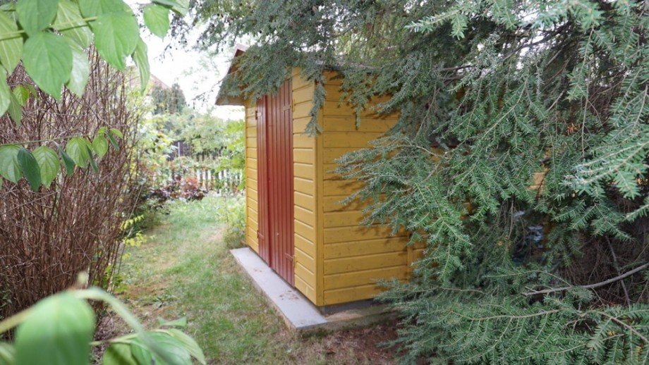 Gerteschuppen Einfamilienhaus Brandis