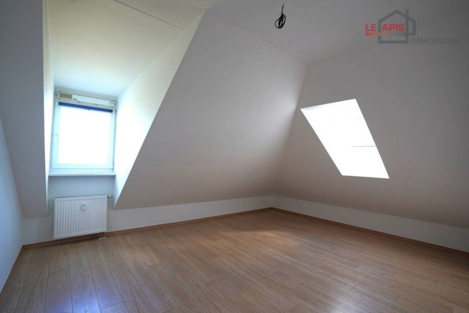 Schlafzimmer Dachgeschosswohnung Leipzig/ Lausen