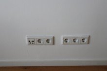 Wohnzimmer Detailbild Elektro /TV Schne 2 Zimmer ETW mit herrlicher Aussicht im Dachgeschoss 5 Etage