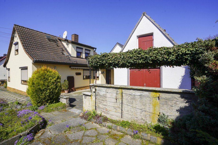 Hausansicht hinten Einfamilienhaus Taucha