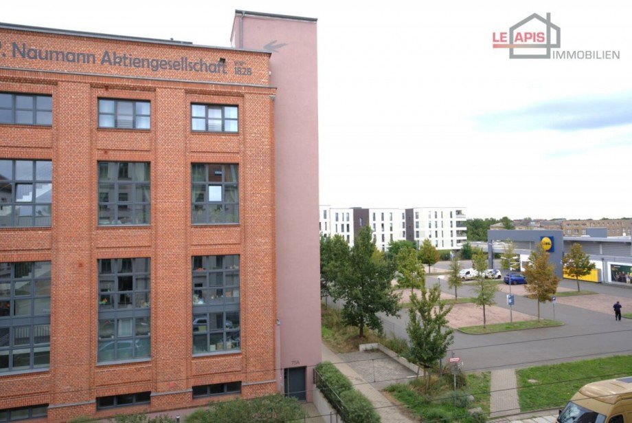 Aussicht Umgebung Etagenwohnung Leipzig