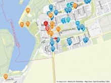 Geolyzer Kartenausschnitt SCHICKE DG-3-RWG MIT BALKON, EBK, BAD UND TG-STELLPL. IM BELIEBTEN STADTTEIL LEIPZIG-LAUSEN