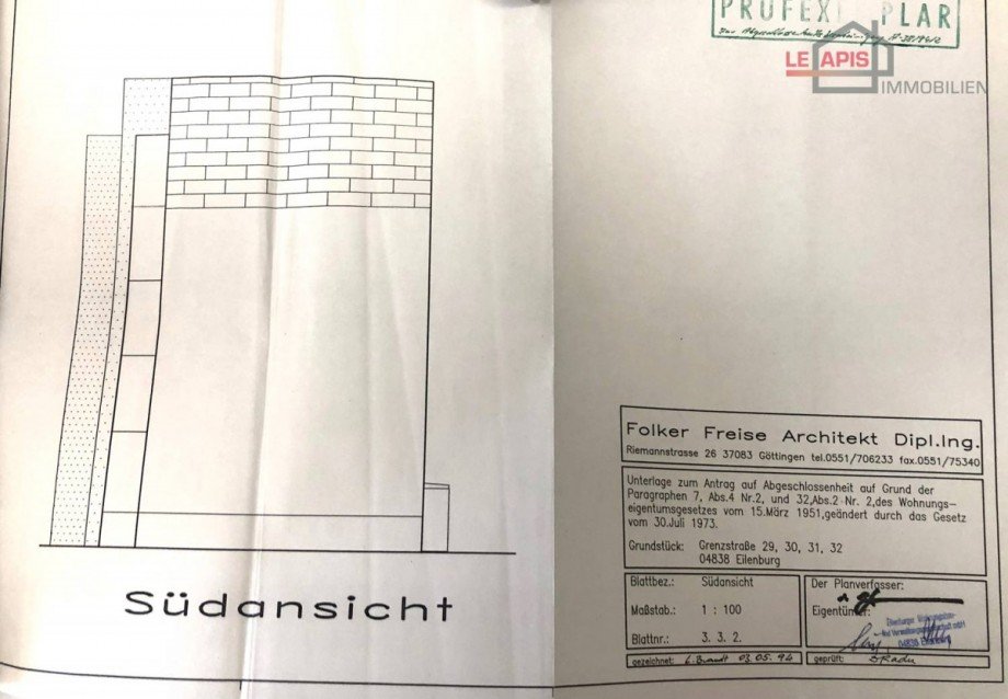 GS29- 32 Sdansicht Etagenwohnung Eilenburg