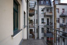 Balkonausblick +++SE 2-RWG MIT BALKON UND ABSTELLRAUM IM BEGEHRTEN STADTTEIL LEIPZIG-SCHLEUIG+++