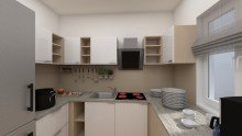 K�che Homestaging +++FRISCH RENOVIERT HOCHWERTIGE 4-RWG MIT BALKON, FUSSBDHZG, GESPACHTELTE W�NDE+++