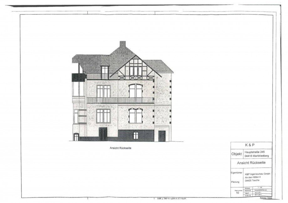 Ansicht Etagenwohnung Markkleeberg