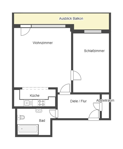 1. Etage Etagenwohnung Hilden / Kalstert