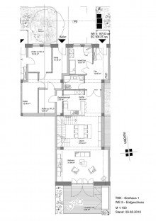 Grundriss EG +++REIHENHAUS MIT VIEL PLATZ F�R DIE GRO�E FAMILIE  - EXTRAVAGANTE 5-RMH IM BELIEBTEN GOHLIS+++