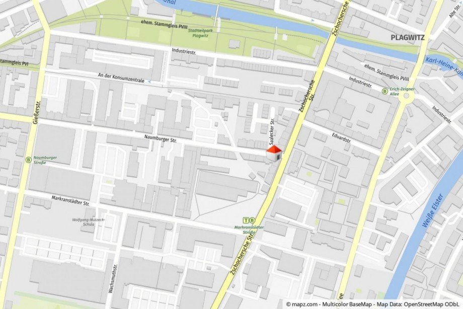 Lageplan Etagenwohnung Leipzig