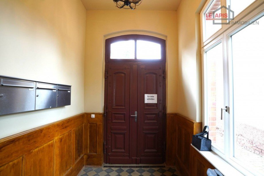 Eingangsbereich Treppenhaus Etagenwohnung Markkleeberg