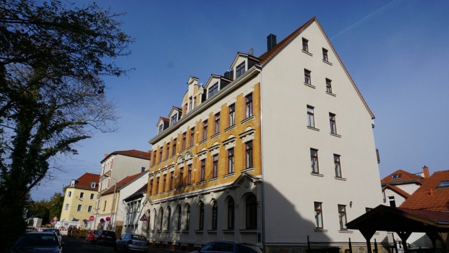 Fassadenansicht Etagenwohnung Leipzig