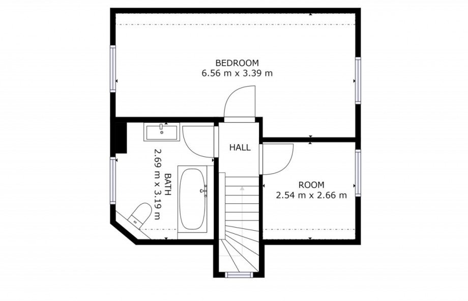 Grundriss 1.OG Einfamilienhaus Mgeln