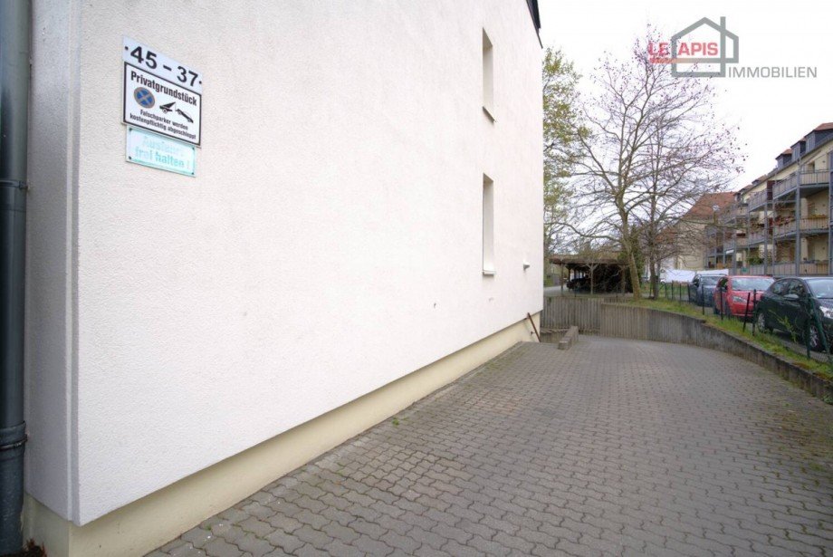 Zufahrt zum Grundst�ck Etagenwohnung Leipzig