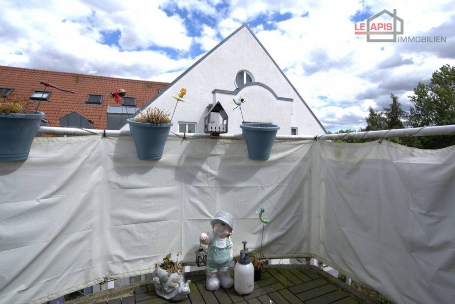 Balkon am AZ Ostausrichtung Bild 2 Maisonettewohnung Leipzig / Liebertwolkwitz