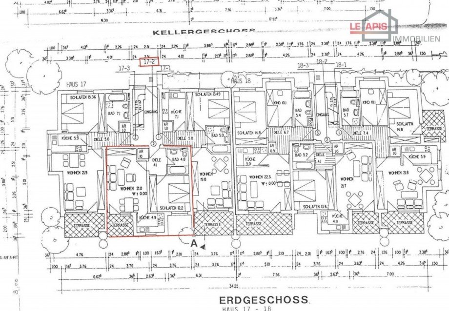 Grundriss Erdgeschosswohnung Leipzig