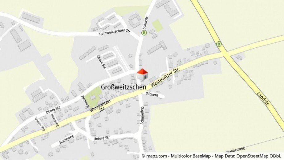 Lageplan Einfamilienhaus Gro�weitzschen