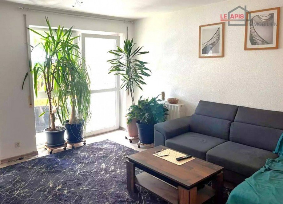 Wohnzimmer Erdgeschosswohnung Leipzig