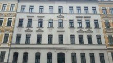 Hausansicht vorn +++SE 2-RWG MIT ABSTELLRAUM IM BEGEHRTEN STADTTEIL LEIPZIG-SCHLEUIG+++