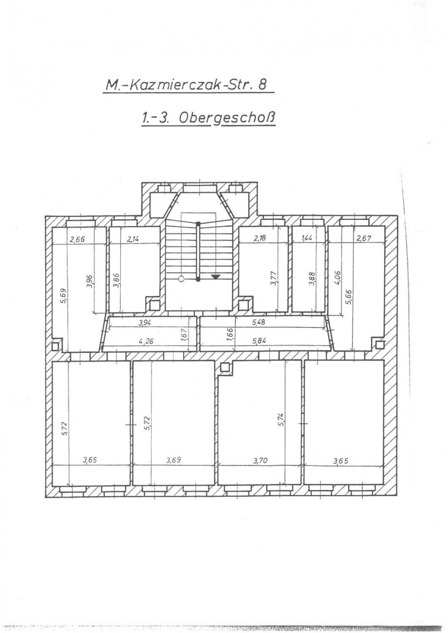 M.-Kazmierczak-Str. 8 - Grundriss - 1.-3. Obergescho Etagenwohnung Leipzig