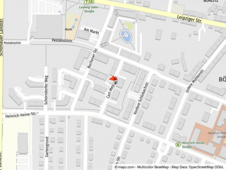 Lageplan Etagenwohnung Leipzig