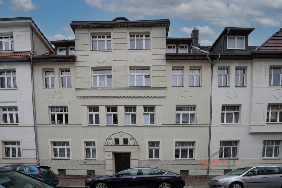Hausansicht Dachgeschosswohnung Leipzig / Grozschocher