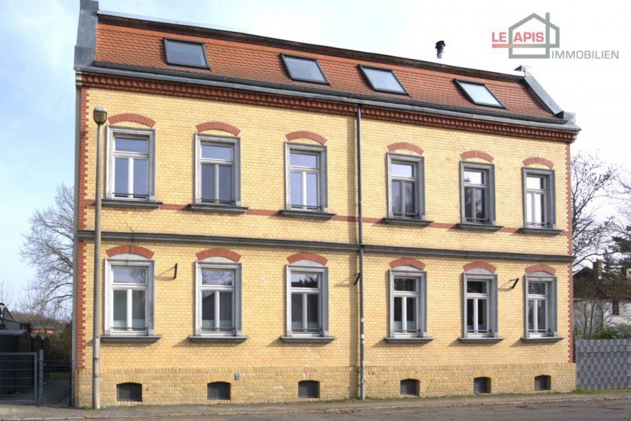 Hausansicht vorn Erdgeschosswohnung Leipzig
