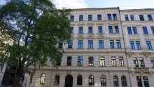 Hausansicht +++Gro�e helle 2-Raum Familienwohnung mit Parkett und Balkon im Zentrum-S�d+++