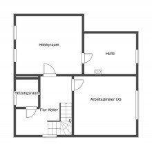 Grundriss Keller +++Freistehendes Traumhaus auf einzigartigem Grundst�ck nahe Willich und Osterath - Erholung und Entspannung garantiert+++