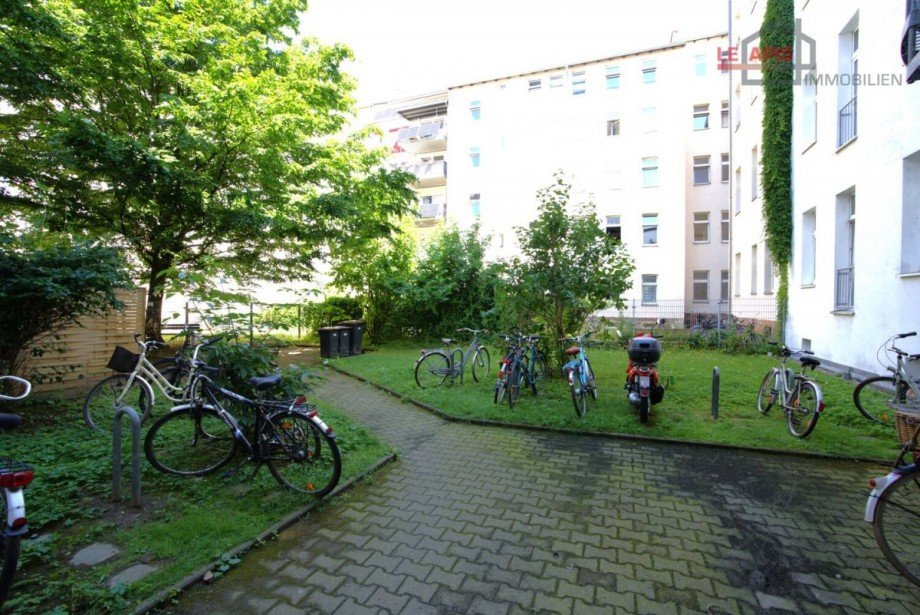 Gartenbereich Etagenwohnung Leipzig