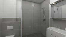 G�ste-WC Homestaging +++FRISCH RENOVIERT HOCHWERTIGE 4-RWG MIT BALKON, FUSSBDHZG, GESPACHTELTE W�NDE+++