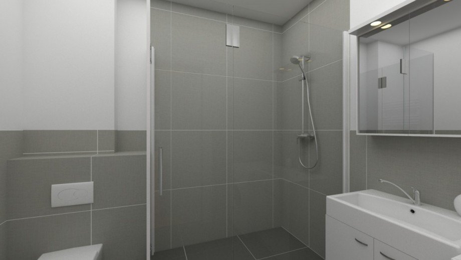 Gste-WC Homestaging Etagenwohnung Leipzig / Altlindenau