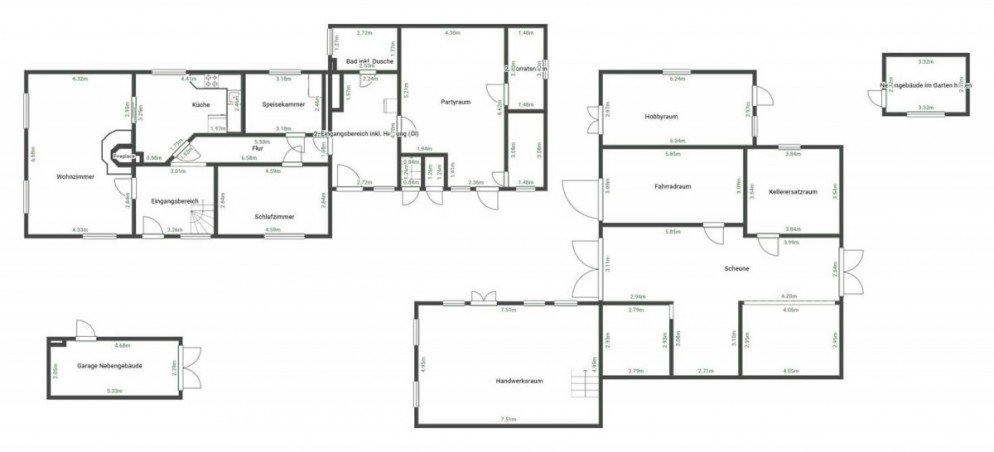 Grundriss EG Einfamilienhaus Grditz