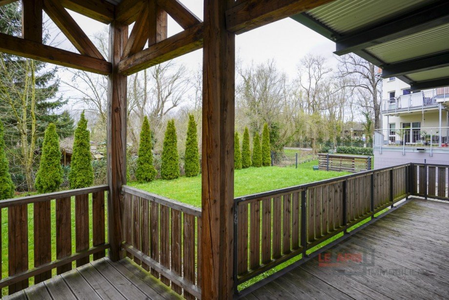 Balkon Erdgeschosswohnung Markkleeberg