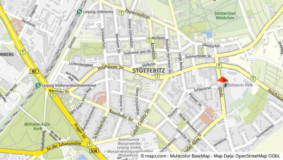 Lageplan Etagenwohnung Leipzig / Sttteritz
