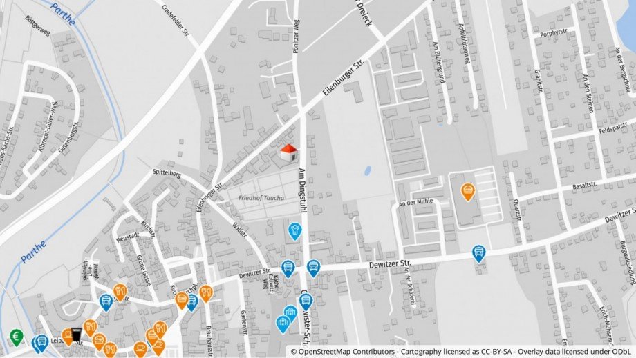 Lageplan Etagenwohnung Taucha