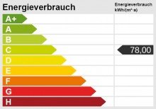 Energieskala ROLLSTUHLFAHRER AUFGEPASST! SCHICKE KOMPLETT RENOVIERTE 2-RWG M. GR. TAGESLICHTBAD U. TREPPENLIFT
