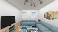 Wohnzimmer Homestaging +++FRISCH RENOVIERT HOCHWERTIGE 4-RWG MIT BALKON, FUSSBDHZG, GESPACHTELTE W�NDE+++
