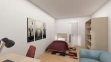 Arbeitszimmer Homestaging +++FRISCH RENOVIERT HOCHWERTIGE 4-RWG MIT BALKON, FUSSBDHZG, GESPACHTELTE W�NDE+++