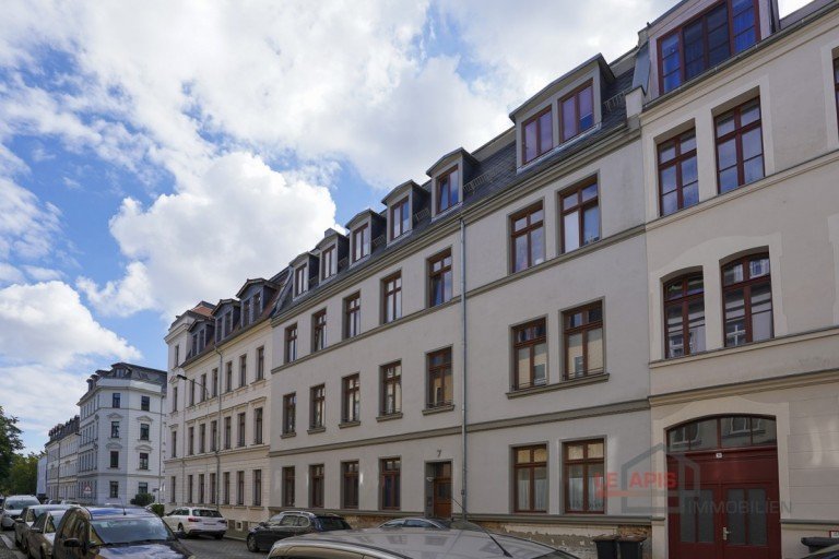 Aussenansicht Leipzig / Gohlis - Gohlis-S�d Dachgeschosswohnung +++RUHIG GELEGENE 2-R-DGWG M. GR. BALKON, AR, PARKETT U. TAGESLICHTBAD IM BELIEBTEN GOHLIS+++
