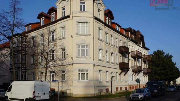 Aussenansicht Markkleeberg Etagenwohnung +++EINE PERLE - SCHICKE 3-RWG MIT BALKON IN BEGEHRTER LAGE VON MARKKLEEBERG +++