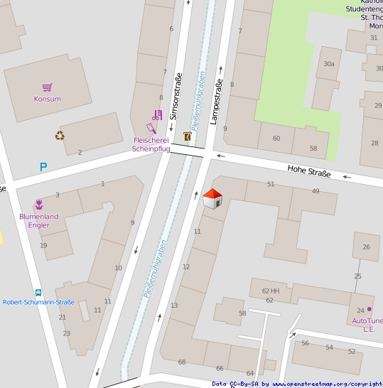 Lageplan Etagenwohnung Leipzig / Leipzig Zentrum-S�d