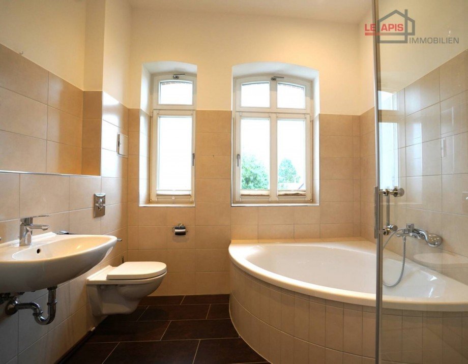 Tageslichtbad Etagenwohnung Markkleeberg