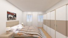 Schlafzimmer Homestaging +++FRISCH RENOVIERT HOCHWERTIGE 4-RWG MIT BALKON, FUSSBDHZG, GESPACHTELTE W�NDE+++
