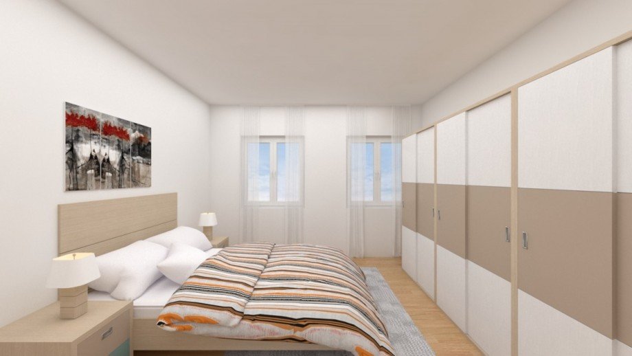 Schlafzimmer Homestaging Etagenwohnung Leipzig / Altlindenau