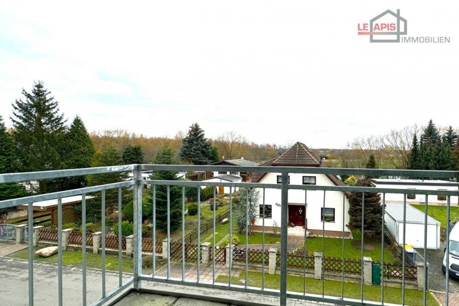 Balkonausblick Etagenwohnung Leipzig