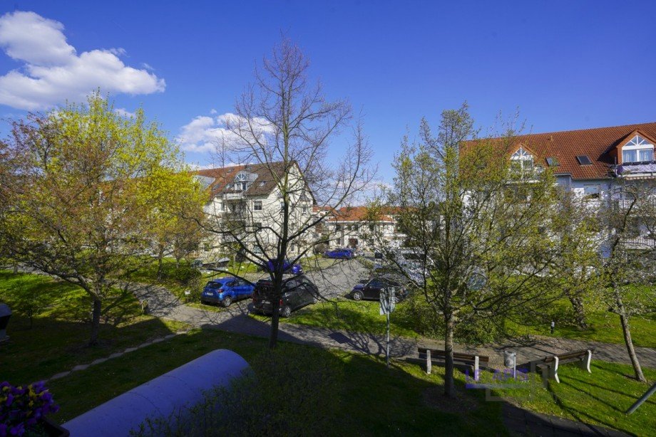 Balkonausblick Etagenwohnung Leipzig