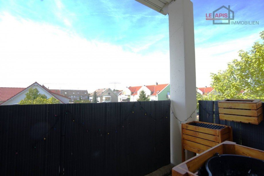 Balkon (Westausrichtung)Schlafzimmer Etagenwohnung Leipzig