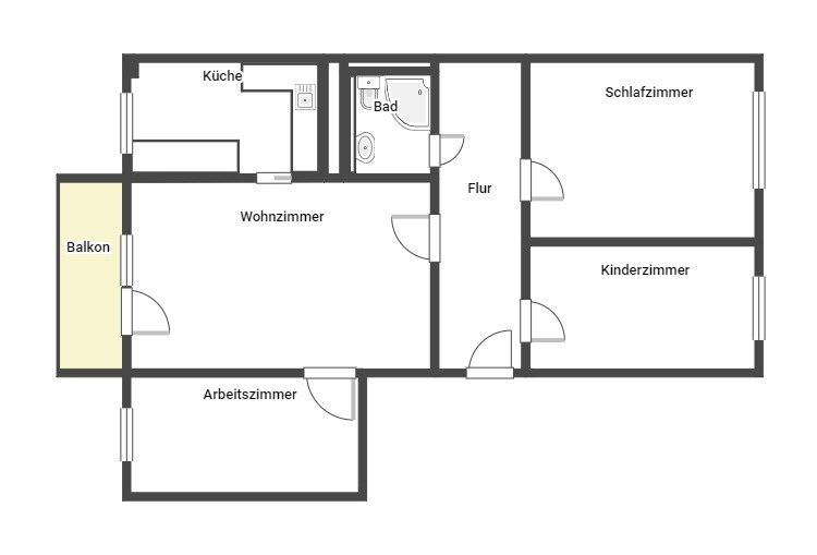 4. Etage Etagenwohnung Jena / Ammerbach