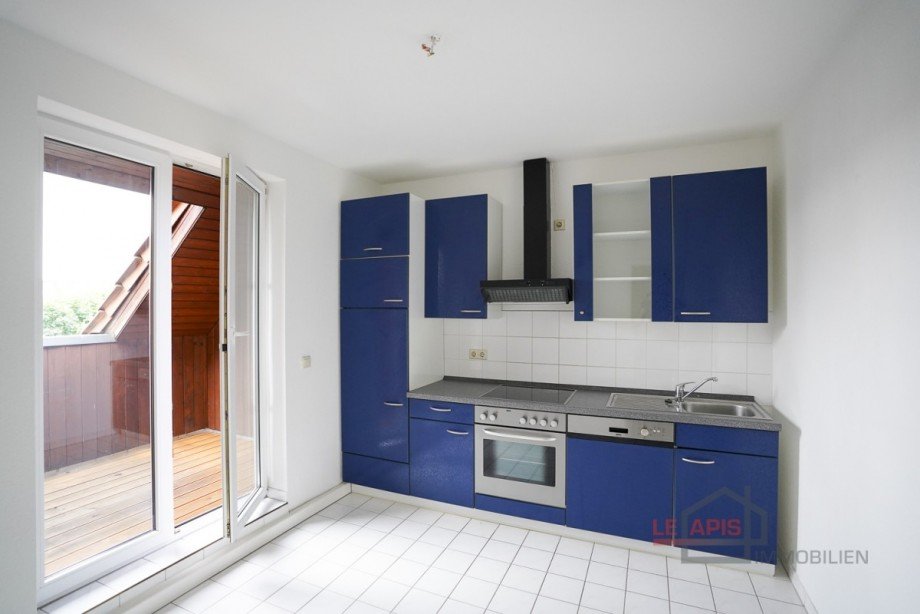 K�che mit EBK Dachgeschosswohnung Leipzig / Gro�zschocher